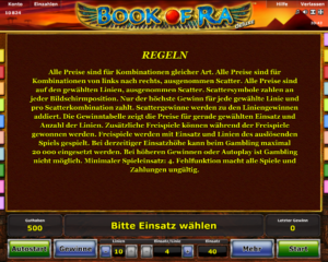 Book of Ra Deluxe Regeln